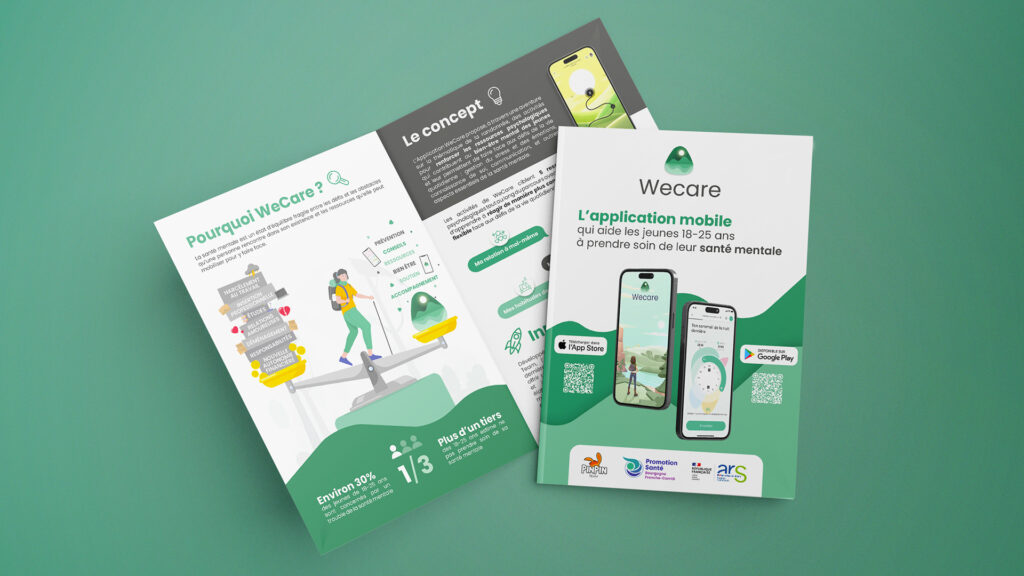Dépliant A5 Wecare